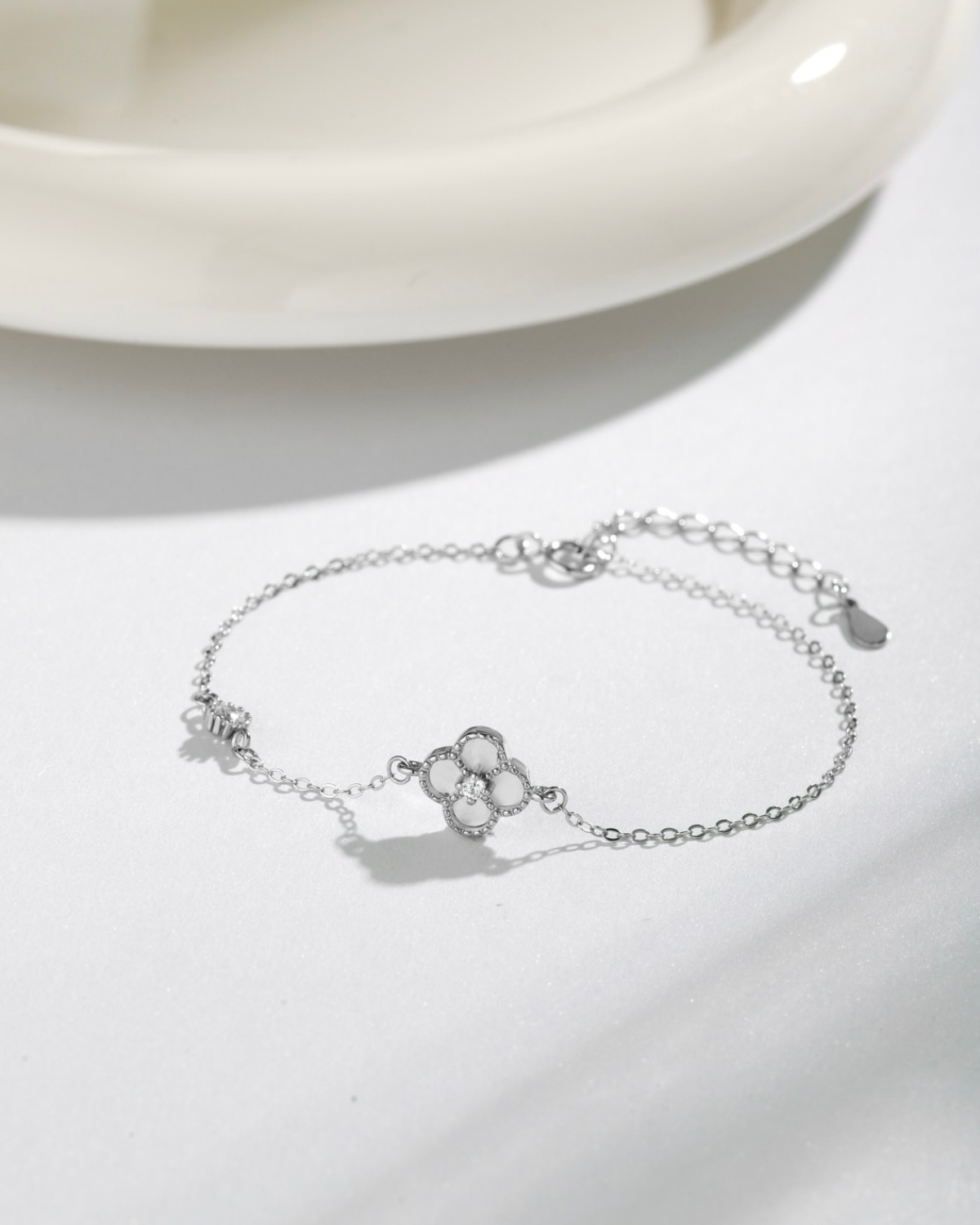 White Clover Bracelet