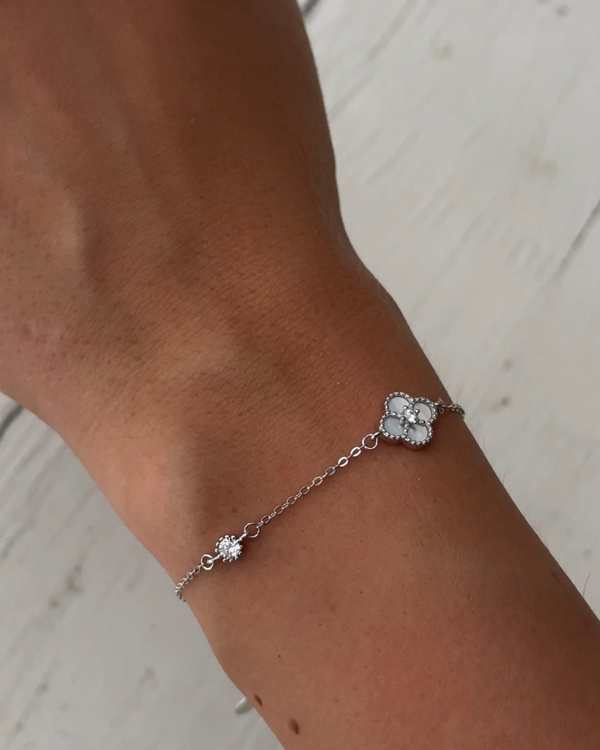 White Clover Bracelet