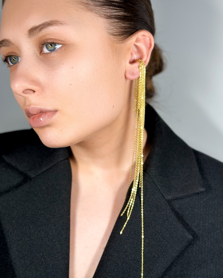 Lungo Chain Ear Cuff