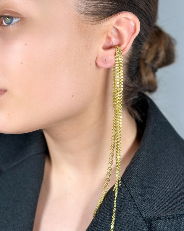Lungo Chain Ear Cuff