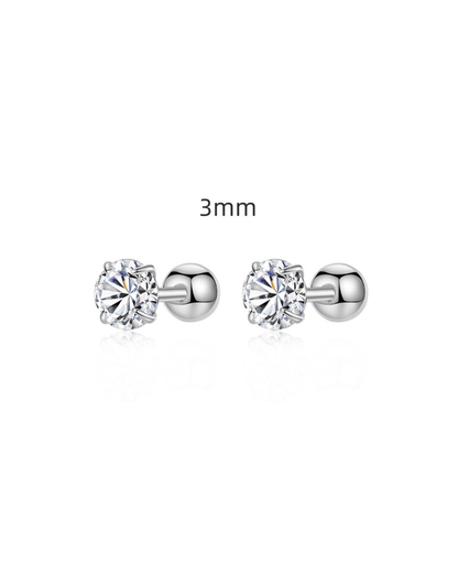 Classic Silver Studs