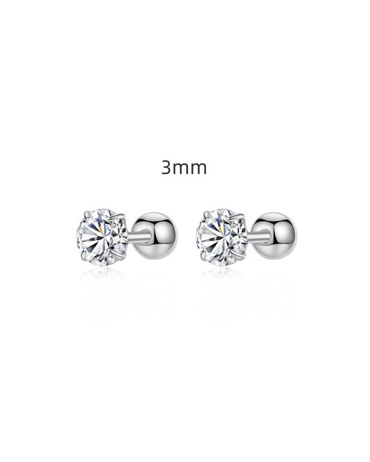 Classic Silver Studs