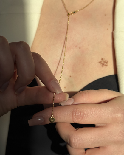 Heart Y-Chain Necklace