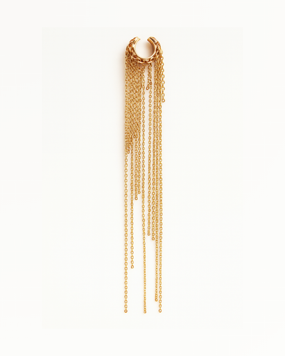 Waterfall Chain Ear Cuff