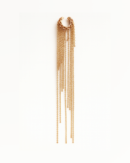 Chain Long Ear Cuff