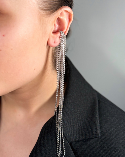 Chain Long Ear Cuff