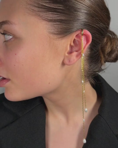 Ocean Drops Ear Cuff