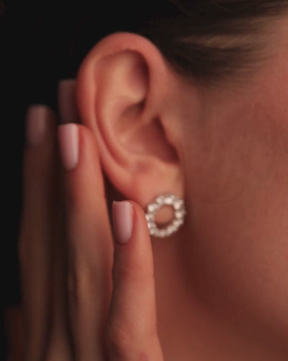 Aurora Round Earrings